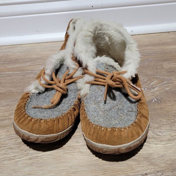 Sorel Out N About Moc Moccasin Shoe Slipper Brown Tan NL2356-286 Women's Size 8 - Picture 2 of 6